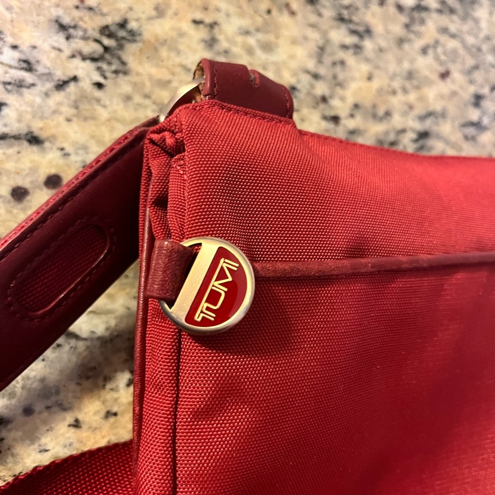 Tumi Vibrant Red Crossbody Bag - Picture 14 of 14